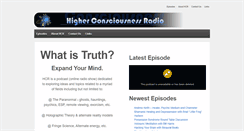Desktop Screenshot of higherconsciousnessradio.com