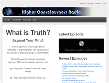 Tablet Screenshot of higherconsciousnessradio.com